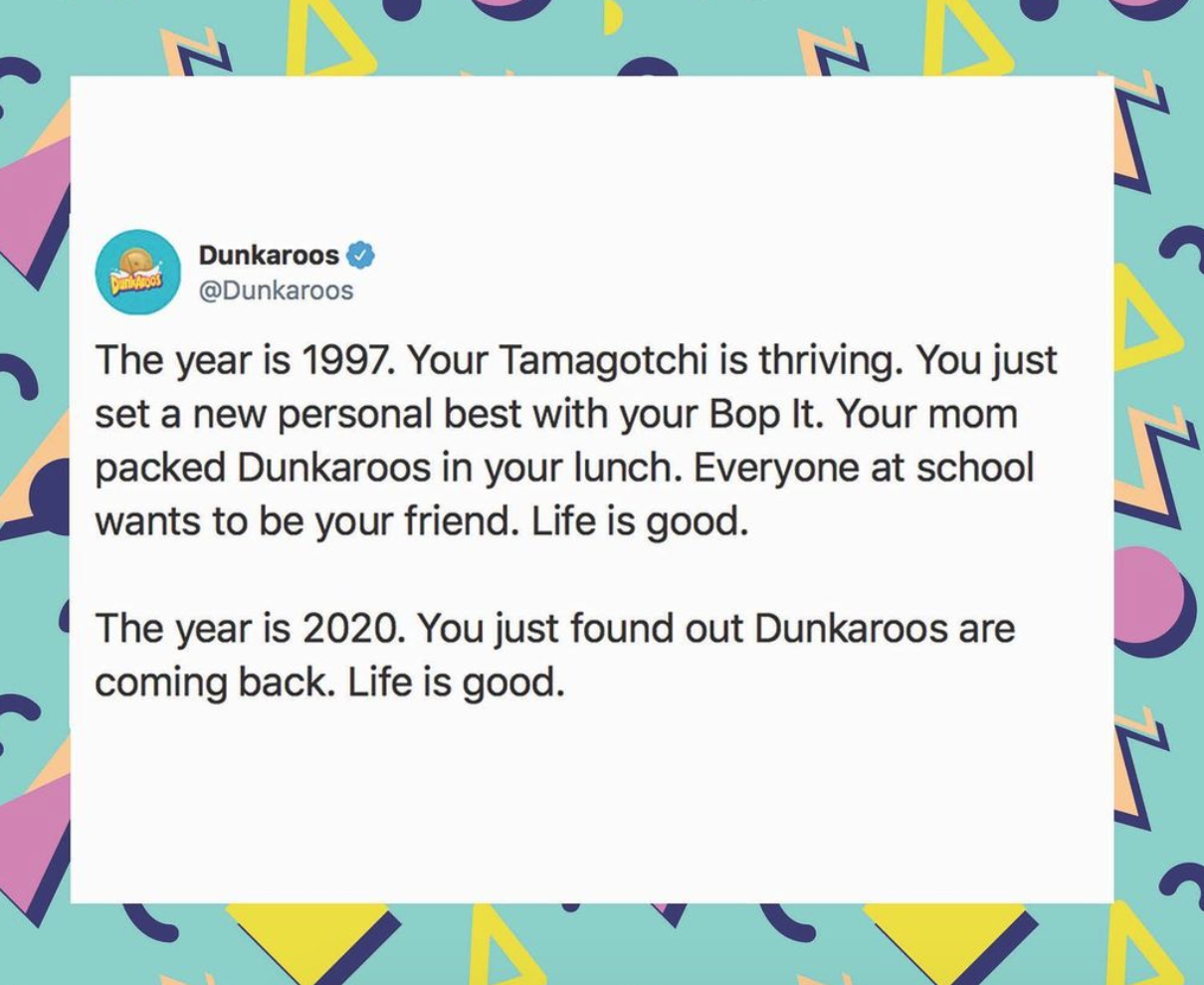 Dunkaroos Announce Their Return