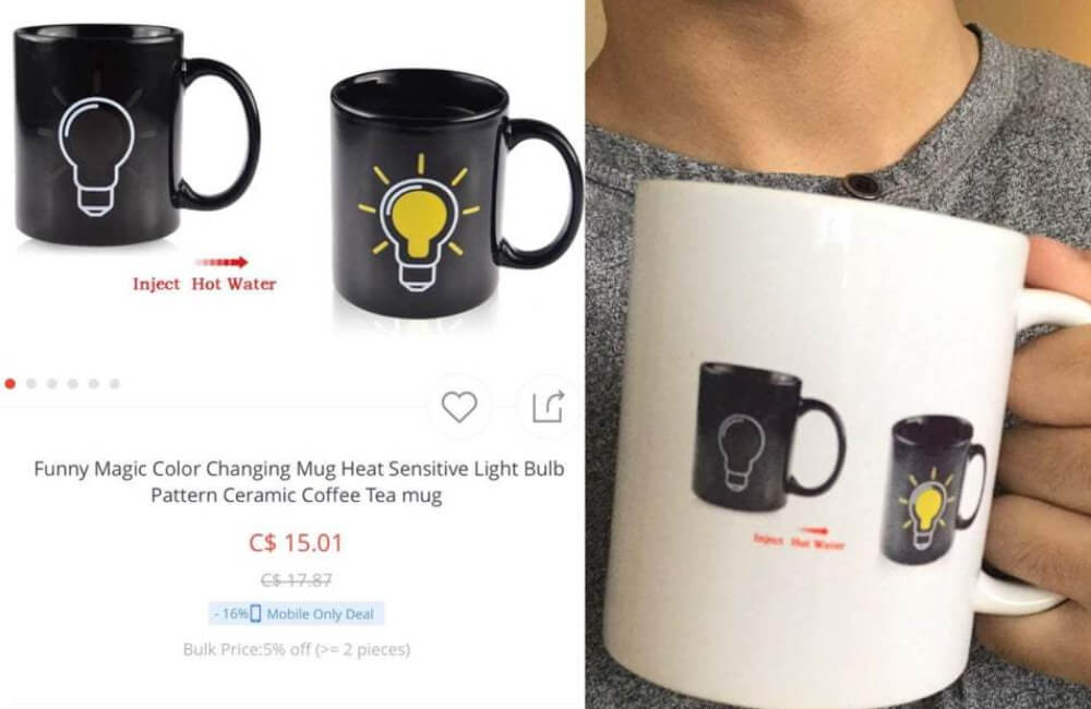 Heat Activated Mug Design