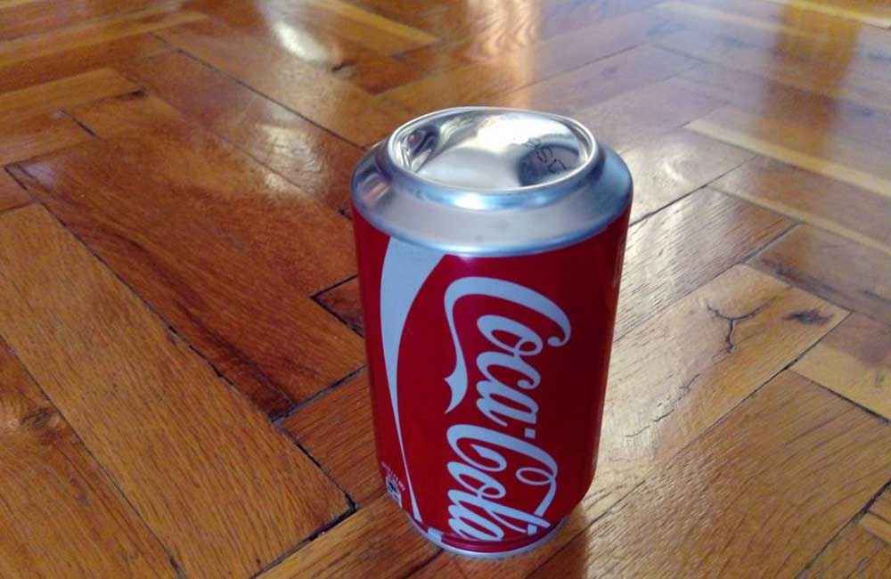 Coca Cola Factory Error Soda Can