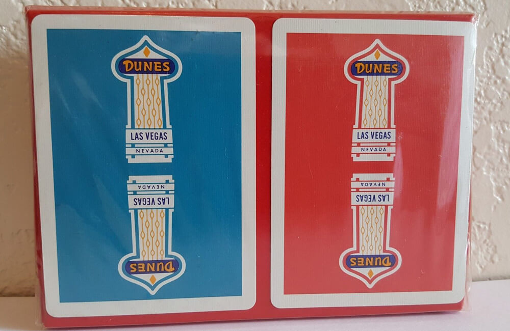 Dunes Casino Red And Blue Card Decks