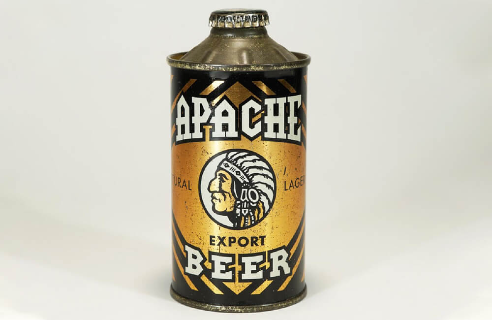 Apache Export, Cone Top Can