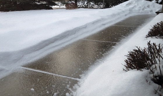 No More Icy Driveway