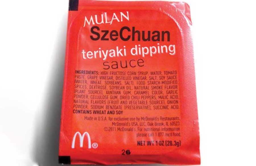 McDonald's Mulan Szechuan Sauce