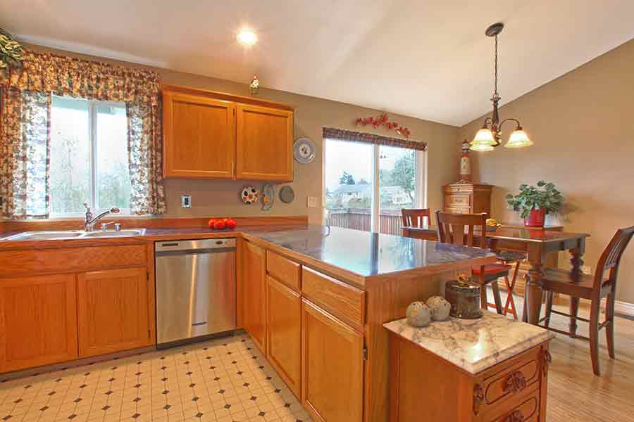 Honey Oak Cabinets