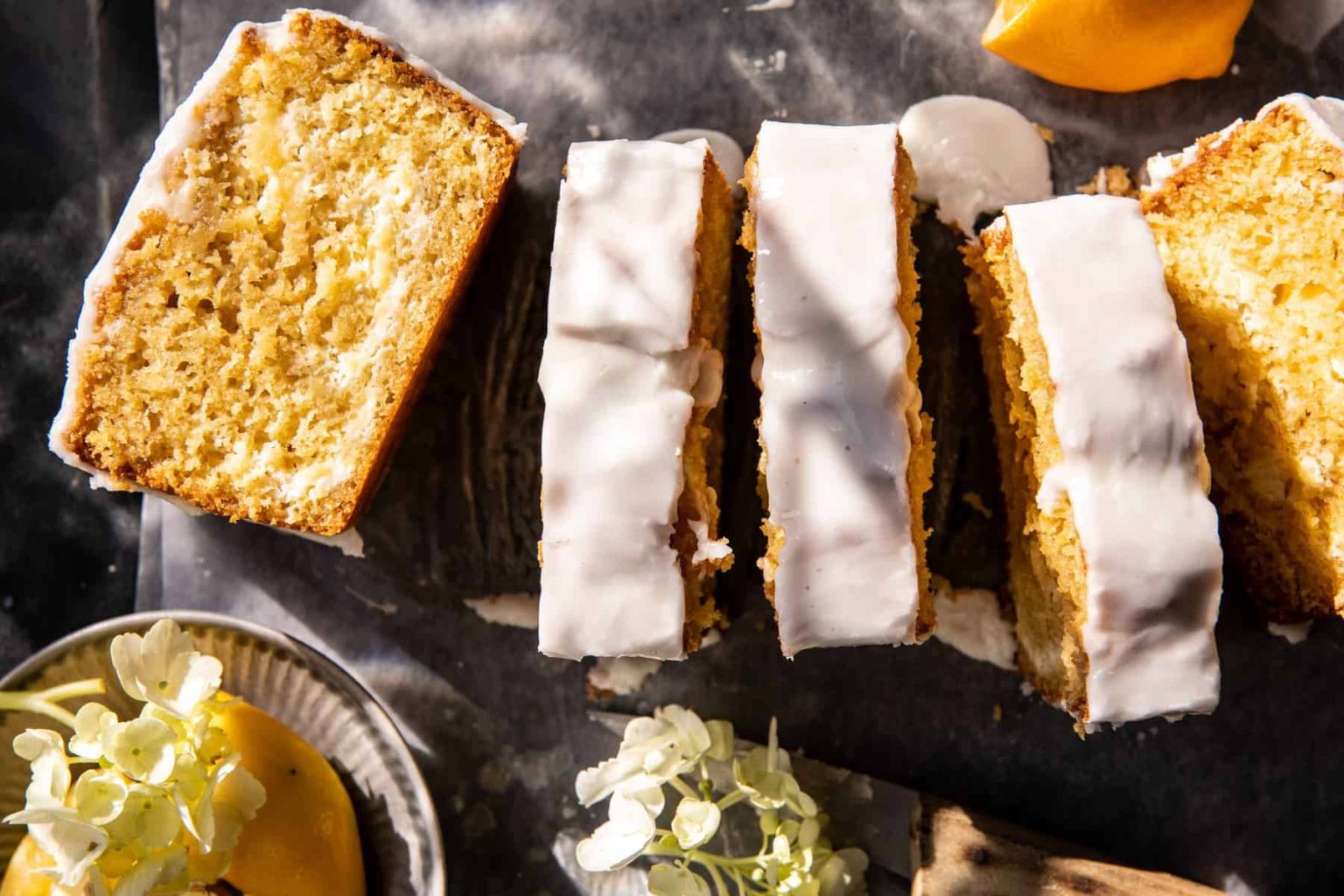 Iced Lemon Loaf Cake That Happens To Be Gluten Free Foodictator