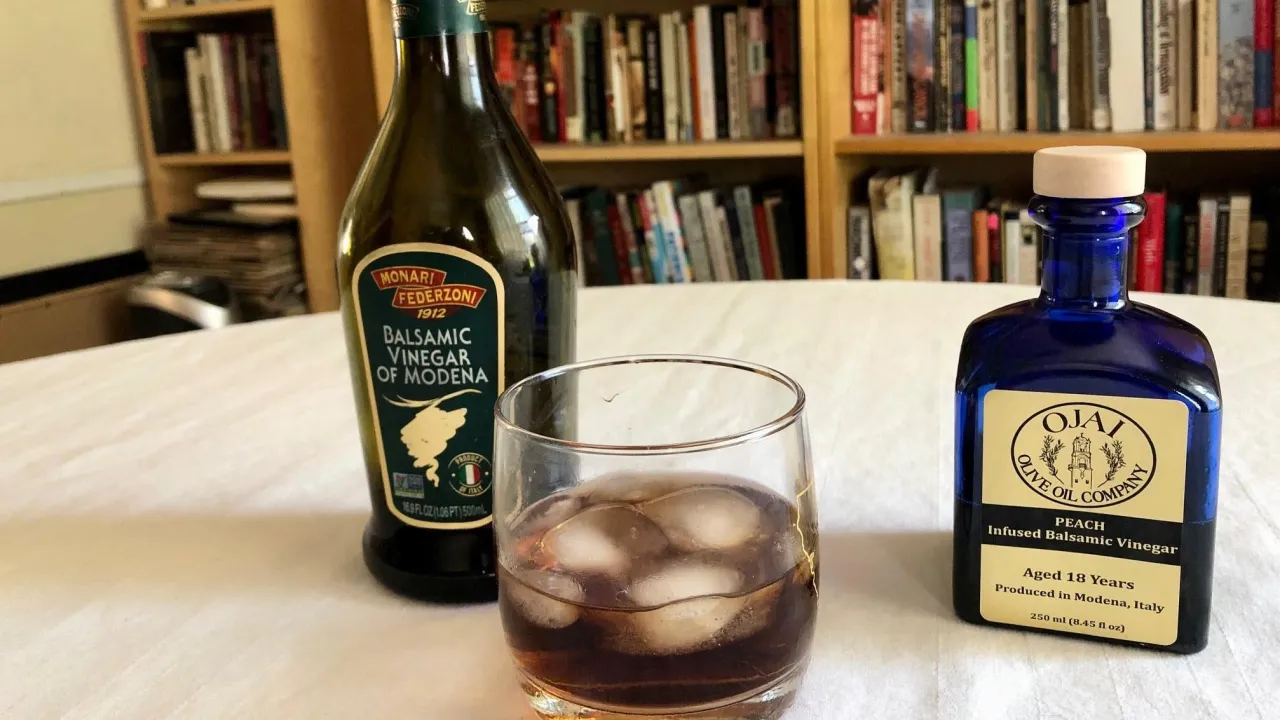 Fruity Balsamic Vinegar Is Best For This Drink