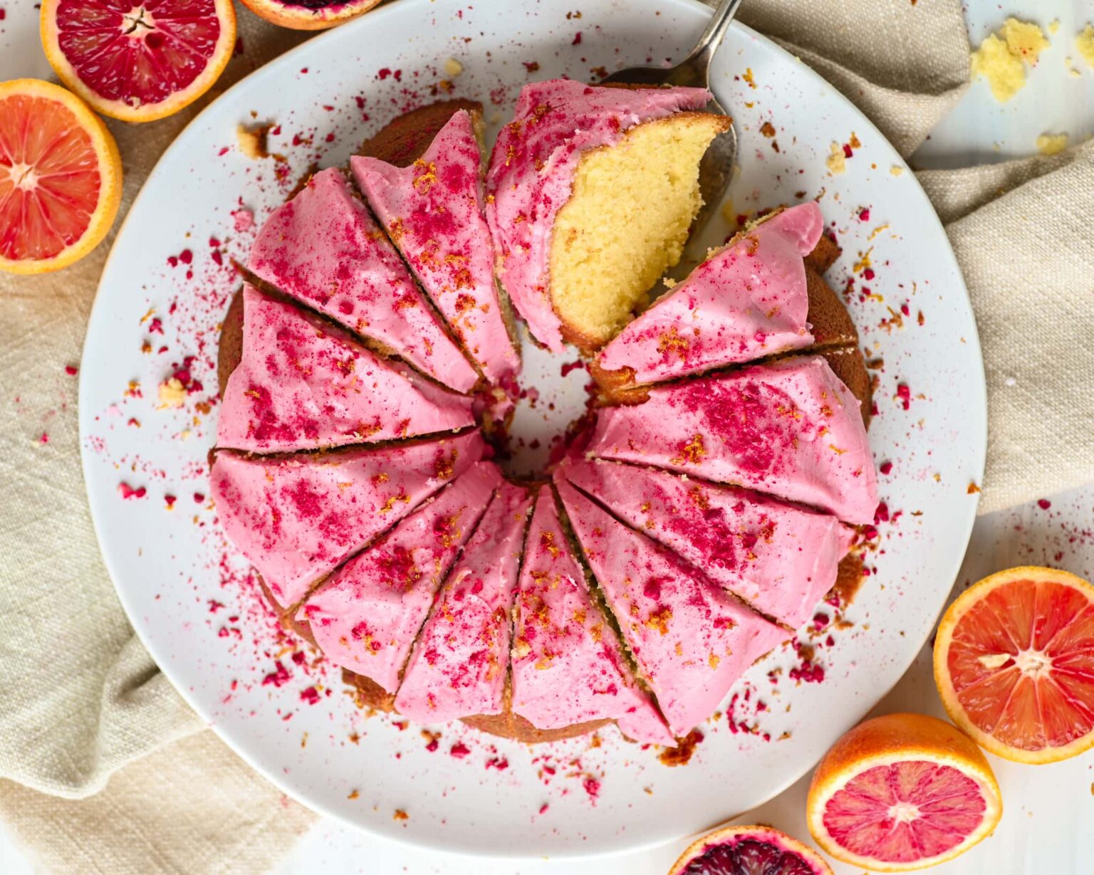 Pink Lemonade Cake In Bundt Form