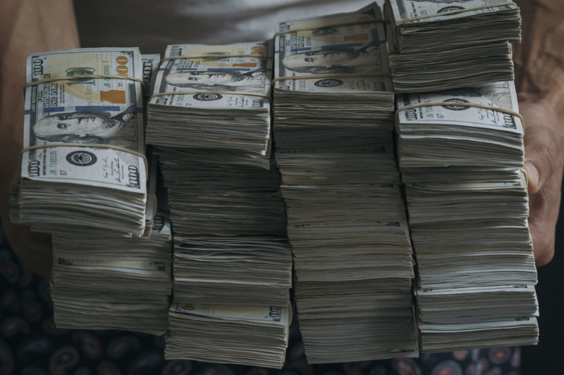 Stacks of Cash