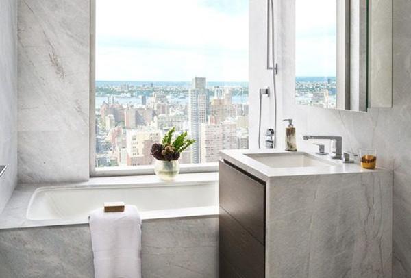 Marble Tub with a View