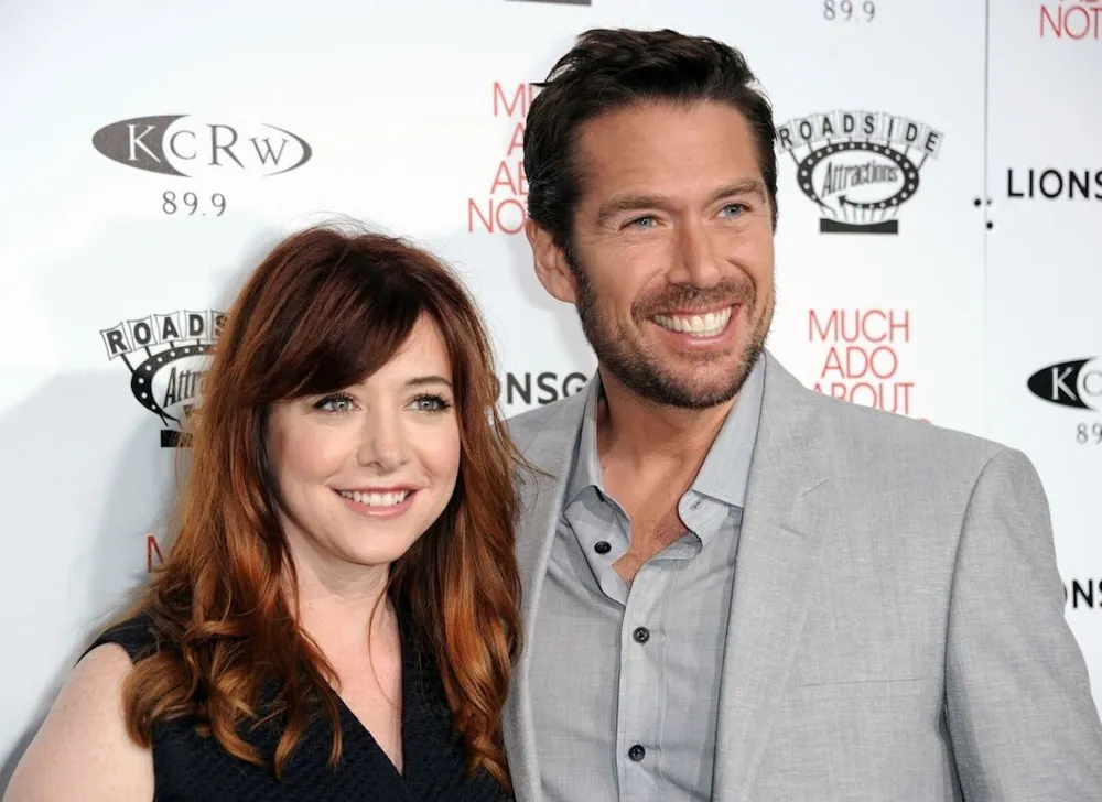 Alexis Denisof and Alyson Hannigan