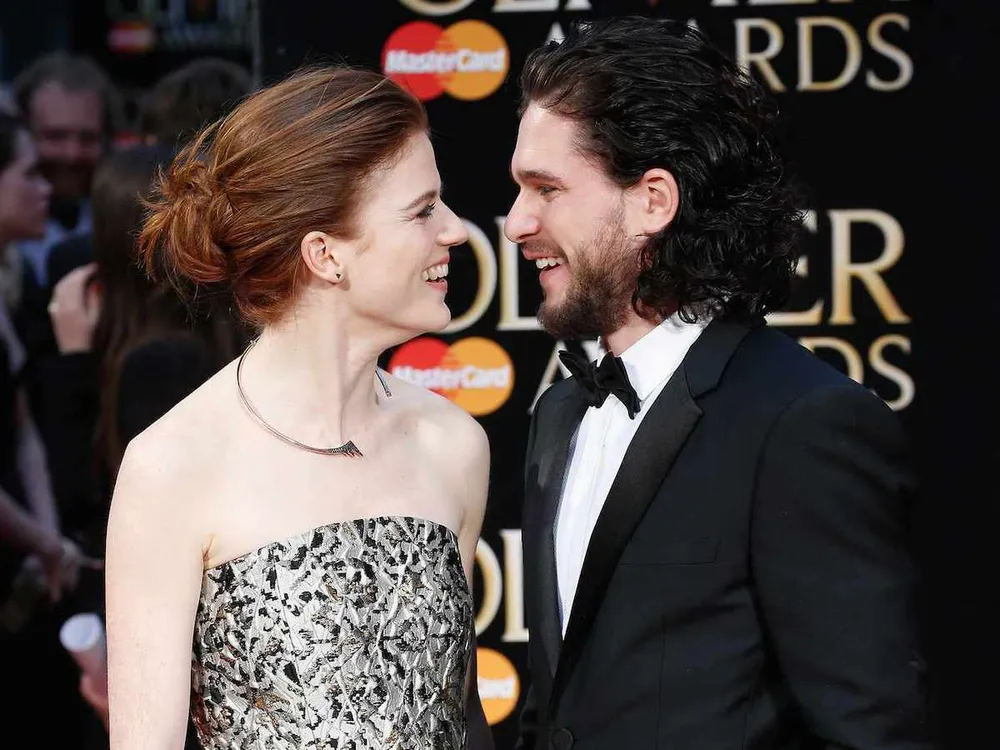 Rose Leslie and Kit Harington